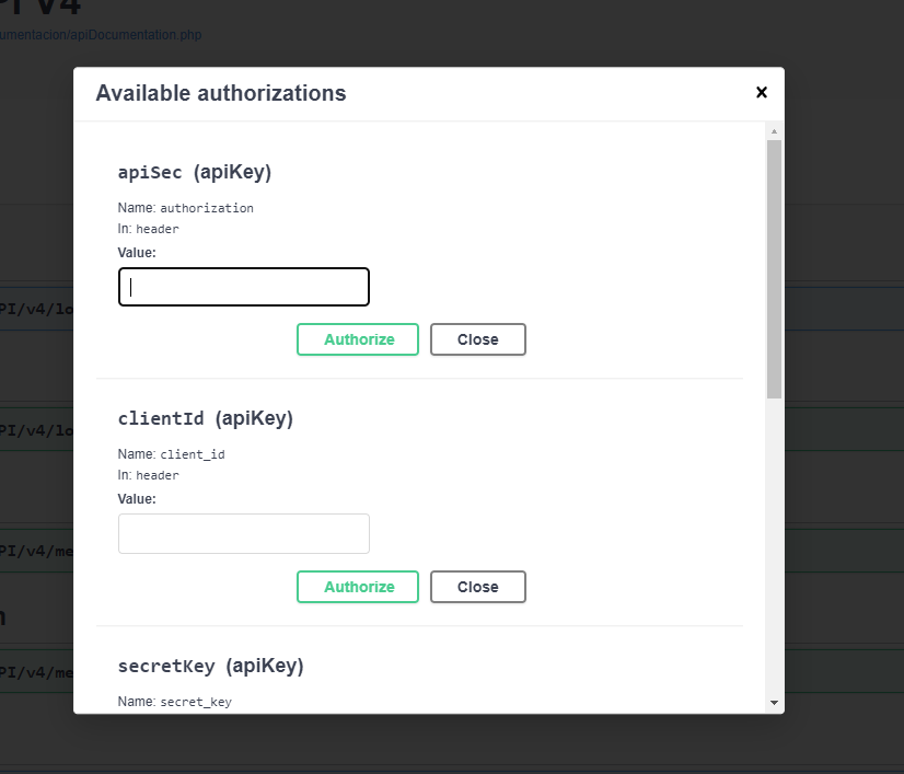 configuracion Headers